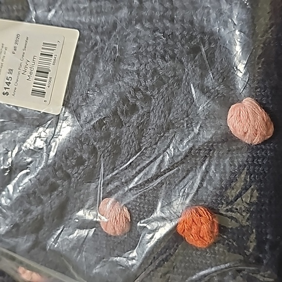 Marine layer Anne Chevron Pom Crew Sweater - Picture 6 of 6